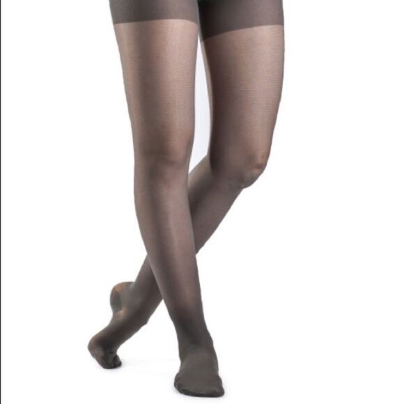 SIGVARIS Sheer Fashion Pantyhose 15-20 MmHg Size F - Charcoal - Picture 1 of 6
